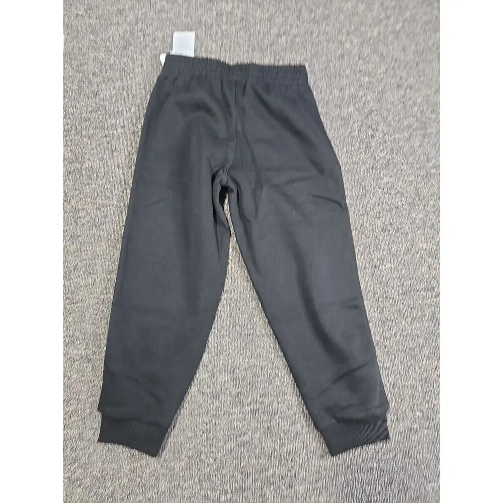 NWT Nike Sportswear Club Fleece Boy's Size 7 Black Joggers Sweatpants 86L091-023
